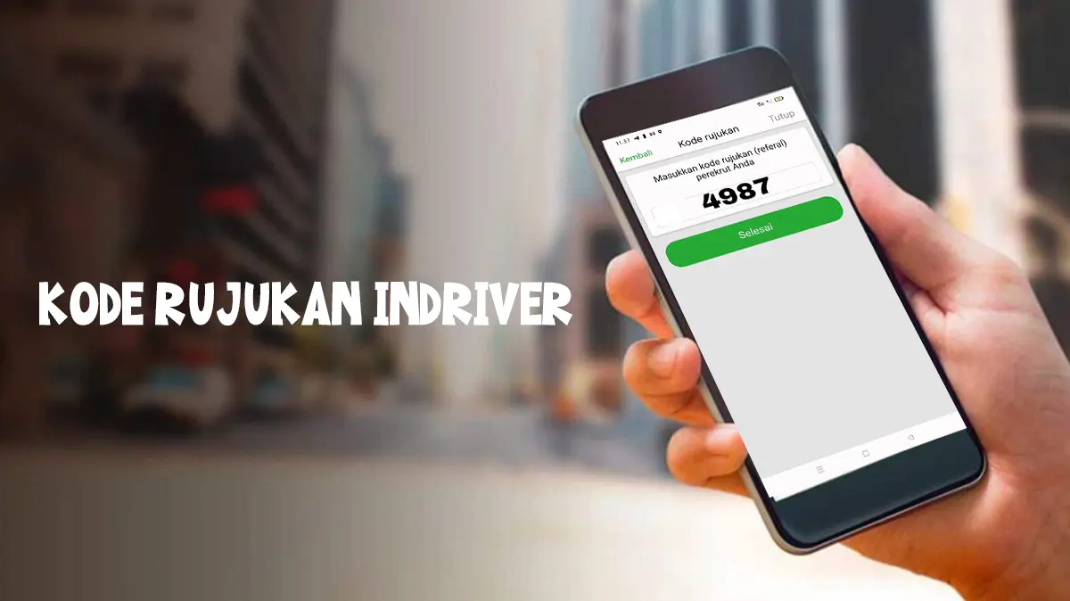 Kode Rujukan InDriver Motor dan Mobil Terbaru