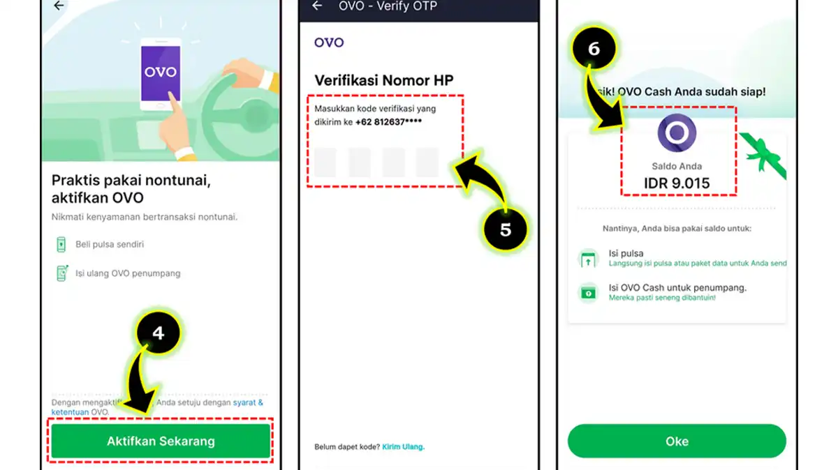 Cara Verifikasi dan Hubungkan dengan OVO